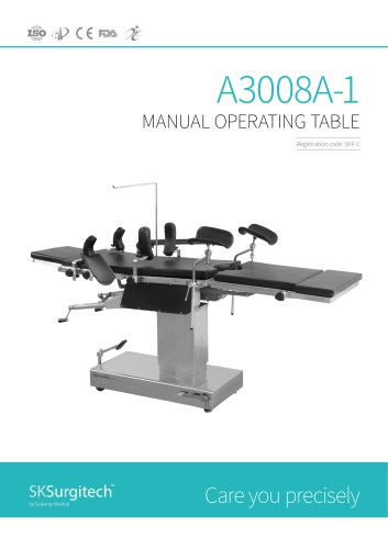 A3008A-1 Manual Operating Table