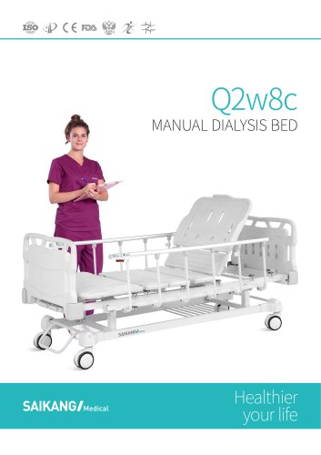 Q2w8c Manual dialysis bed