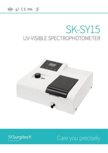 SK-SY15 UV visible spectrophotometer