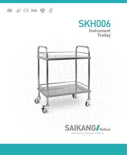 SKH006 Instrument-Trolley_SaikangMedical