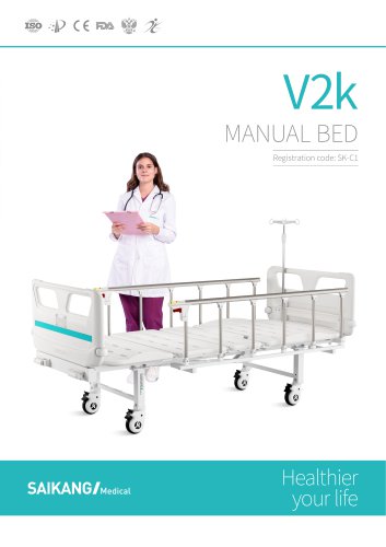 V2k Manual Bed SaikangMedical