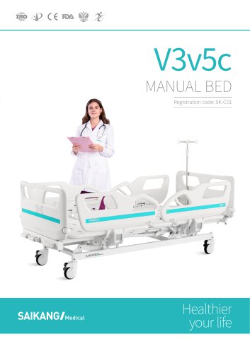 V3v5c Manual Bed SaikangMedical