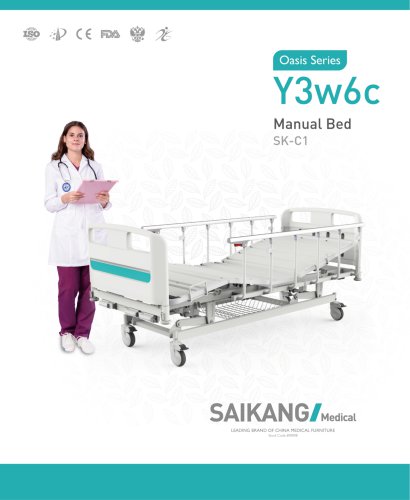 Y3w6c Manual Bed SaikangMedical