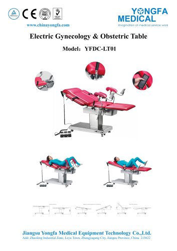 Catalog of YFDC-LT01-Electric Gynecological & Obstetric Table--YONGFA MEDICAL