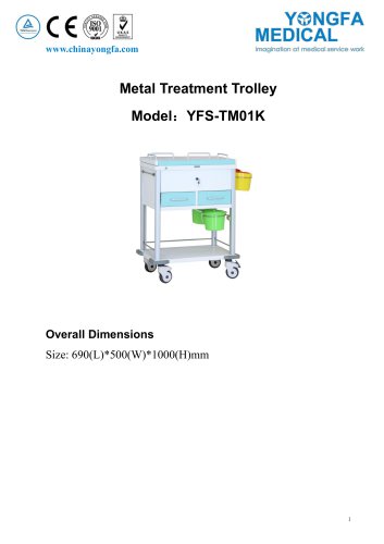 YFS-TM01K Metal Treatment Trolley