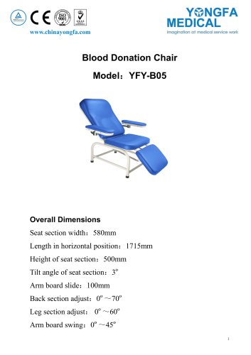 YFY-B05 Blood Donation Chair