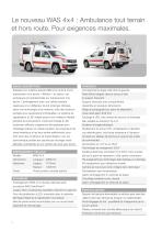 All Terrain Ambulance: Le nouveau WAS 4x4 - 2