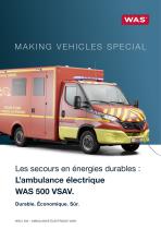 L`ambulance électrique WAS 500 VSAV - 1