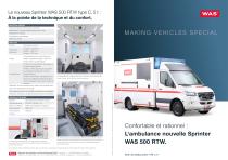 L´ambulance nouvelle Sprinter WAS 500 RTW - 1