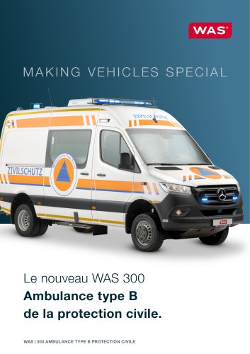 Ambulance type B de la protection civile