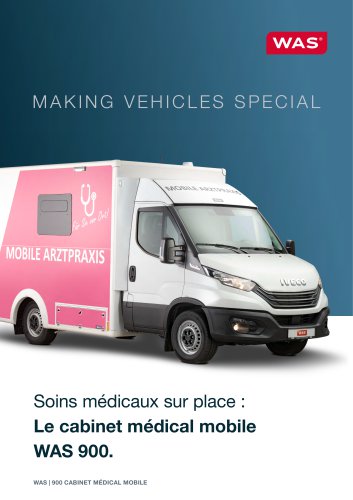 Le cabinet médical mobile WAS 900