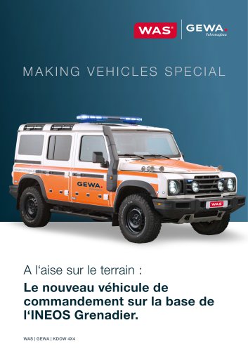 Le nouveau véhicule de commandement sur la base de l´INEOS Grenadier