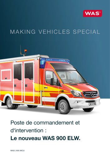 Le nouveau WAS 900 ELW