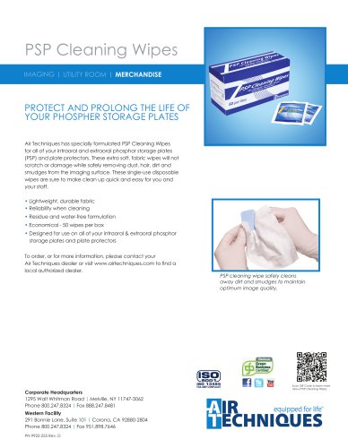 ScanX PSP Cleaning Wipes