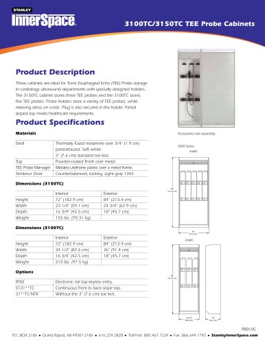 3100TC-3150TC TEE Probe Cabinet Spec Sheet