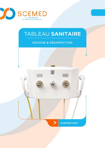 Tableau sanitaire Douche & Désinfection