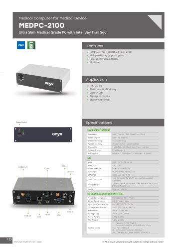 MEDPC-2100 Datasheet