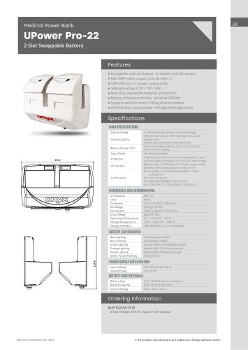 UPower Pro-22 Datasheet