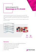 Rayonnage en fil chromé - 1