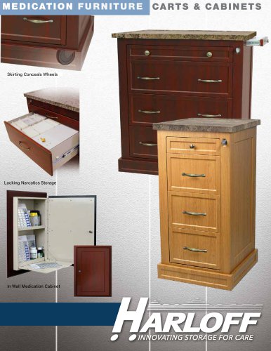 MEDICATION FURNITURE CARTS & CABINETS