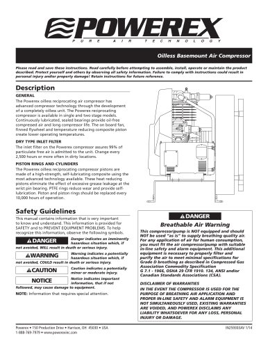 Oilless Reciprocating Air Compressor Pumps