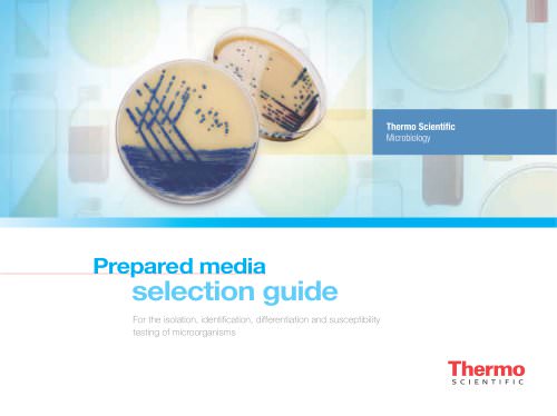 European Prepared Media Selection Guide