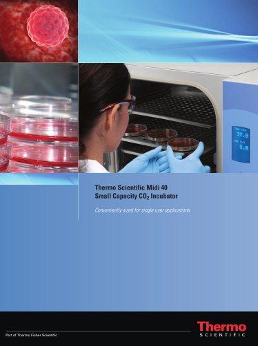 Midi 40 Small Capacity CO2 Incubator Brochure