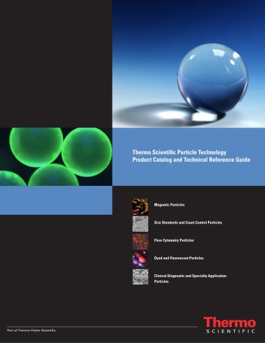 Particle Technology Product Catalog and Technical Reference Guide