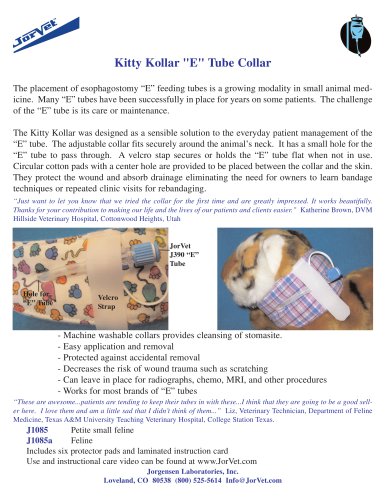 Kitty Kollar "E" Tube Collar