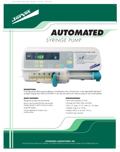 Micro-Infusion Pump