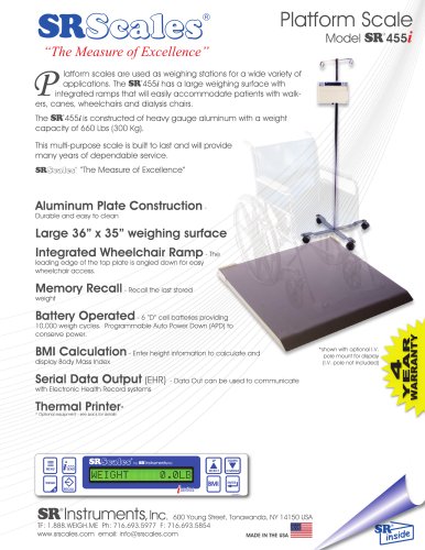 Platform Scale Model SR 455i