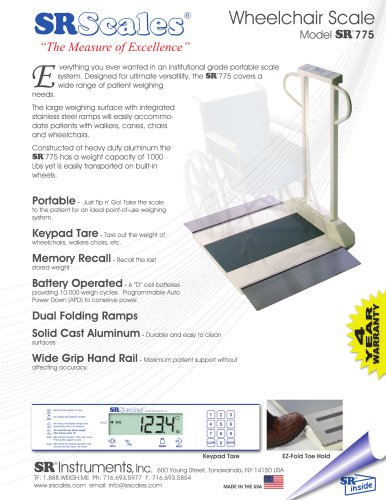 Wheelchair Scale Model SR 775