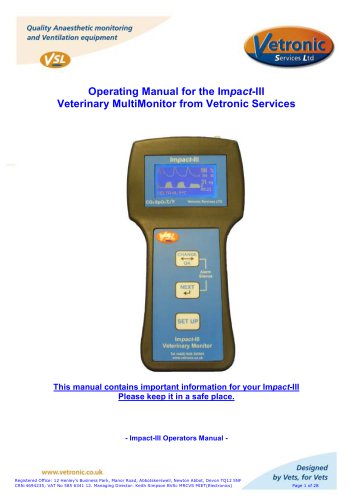 Operating Manual for the Impact III