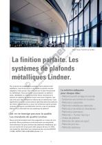 Brochure Lindner Plafonds métalliques - 4