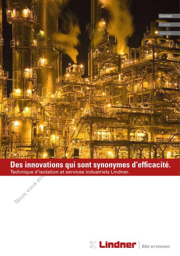 Lindner Technique d‘isolation et services industriels