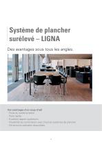 Système de plancher surélevé LIGNA - 3