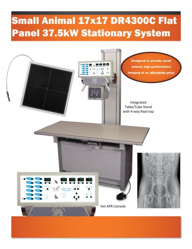 DR4300 17x17 Stationary Table