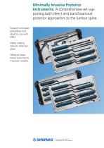 Minimally Invasive Posterior Instruments.