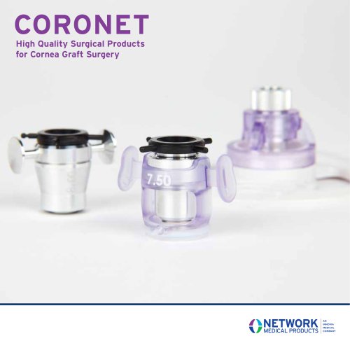 CORONET High Quality Surgical Products for Cornea Graft Surgery