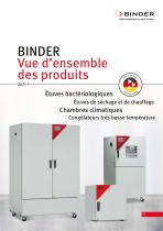 BINDER Vue d’ensemble des produits - 1