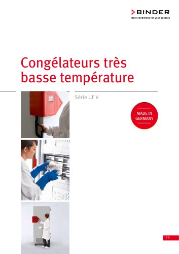 Congélateurs très basse température