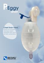 P-Eggy drain - chest drain valve