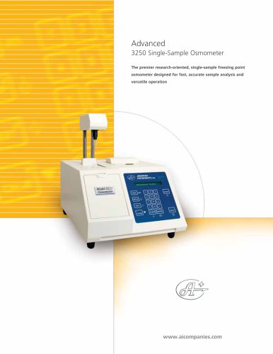 Advanced 3250 Single-Sample Osmometer