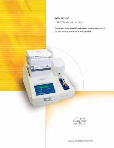 Advanced® Model 3320 Micro-Osmometer