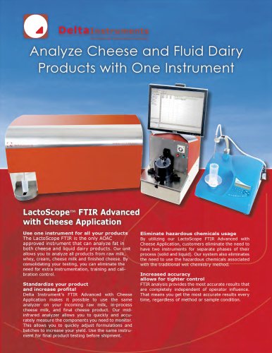 LactoScope? FTIR Advanced Cheese Application