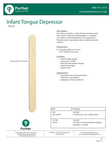 Infant Tongue Depressor