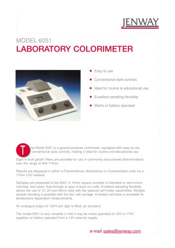 6051 Colorimeter