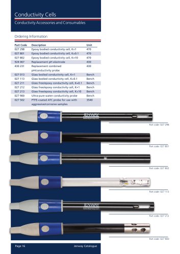 Conductivity Bench Meter Accessories