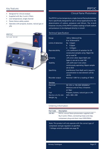 PFP7/C Research Flame Photometer