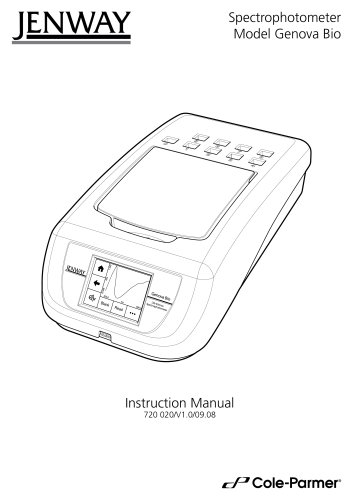 Spectrophotometer Model Genova Bio